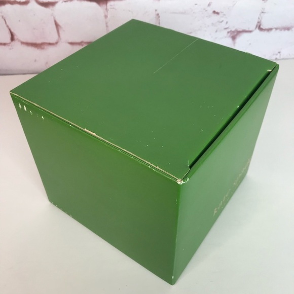 KATE SPADE NY 7.5x 6.75 x 7.5 inches Green & Turquoise Square Storage EMPTY Box - Picture 13 of 15